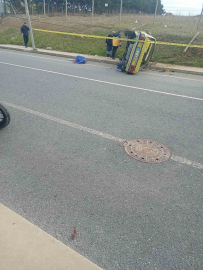 Silivri’de ağaçlık alana uçan araç taklalar atarak durabildi: 1 ölü