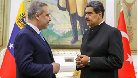 Venezuela Dışişleri Bakanı, ülkesini ziyaret eden Bakan Fidan'ı paylaştı