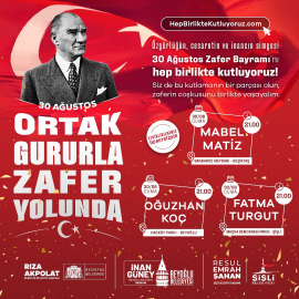 Şişli’de ‘30 Ağustos Zafer Bayramı’ coşkuyla kutlanacak