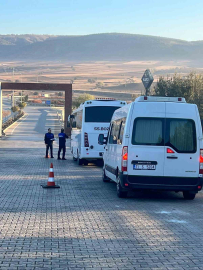 Bozüyük’te servis araçlarına rutin denetim