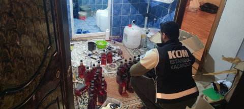 İstanbul’da sahte içki operasyonu: 1 gözaltı