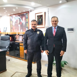 Başkan Dilsiz’e Emniyet Müdürü Kalaycı’dan veda ziyareti