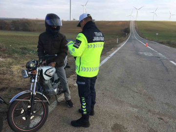 Tekirdağ’da kurallara uymayan motosikletlilere ceza yağdı