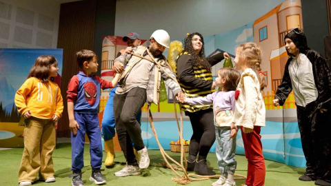 Başiskeleli çocuklar Ali Baba’nın Çiftliği’nde eğlendi