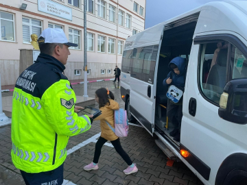 Kırklareli’nde okul servisleri denetlendi