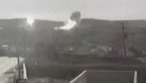 Balıkesir’deki patlama anı kamerada