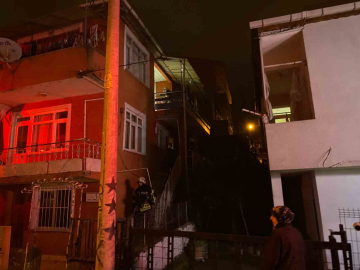 Açık unutulan aspiratör yangına neden oldu
