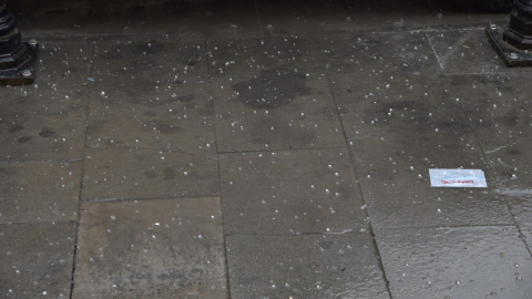 Kırklareli’nde sağanak ve dolu etkili oldu