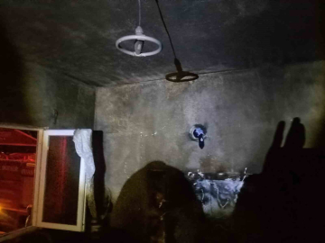 Manyas’ta baca yangını paniğe neden oldu