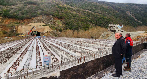 Esenköy’de tünel ve viyadük çalışmaları hız kazandı