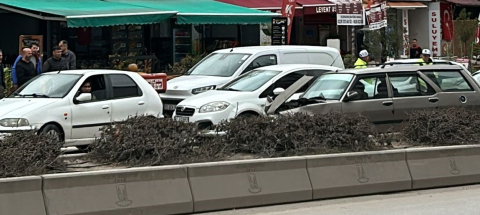 Bilecik’te zincirleme trafik kazası; 1 yaralı