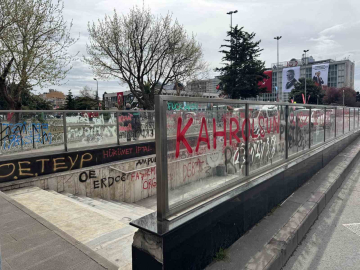 İBB protestocuları milli ve dini değerleri hiçe saydı