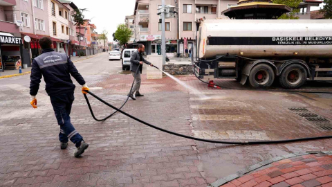 Başiskele’de bayram temizliği başladı