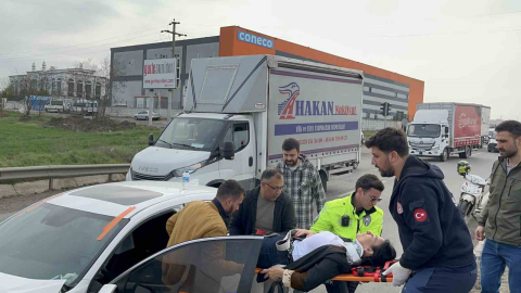 Tekirdağ’da 4 araç birbirine girdi: 1 yaralı
