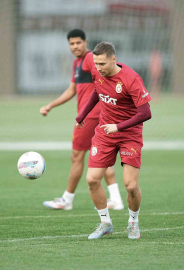 Galatasaray, Beşiktaş maçı hazırlıklarını sürdürdü