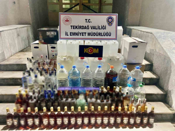 Tekirdağ’da kaçak içki ve cinsel içerikli hap operasyonu: 1 tutuklama