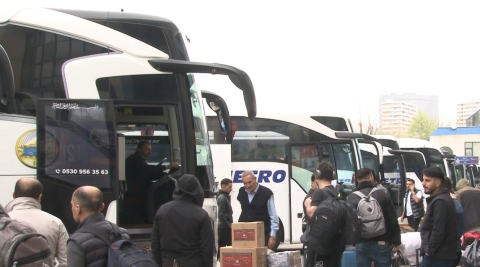 Büyük İstanbul Otogarı’nda bayram hareketliliği