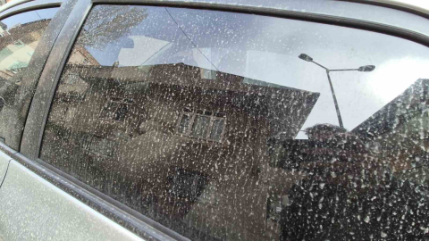 Tekirdağ’da gökten çamur yağdı