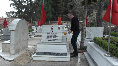 Bayram öncesi, şehitlikte hüzün