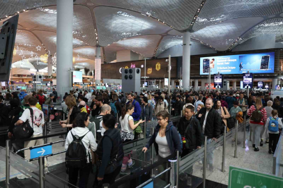 İstanbul Havalimanı’nda bayram yoğunluğu