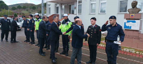 Çan’da bayramlaşma töreni gerçekleştirildi