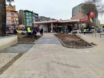 Yaya trafiğinde konforlu hale getiriliyor