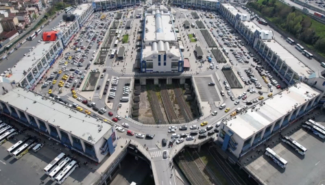Bayram tatilinin ardından Büyük İstanbul Otogarı’nda yoğunluk yaşandı