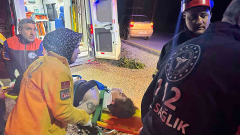 Bilecik’te şarampole devrilen araçta 1’i ağır 2 kişi yaralandı