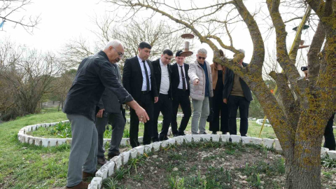 Botanik bahçesine uluslararası akademisyenlerden ziyaret