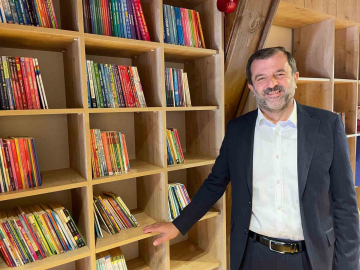 Gürsu’daki kitap bağışına destekler yapıldı