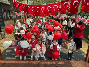 Çocuklar 23 Nisan’ı gururla kutladı