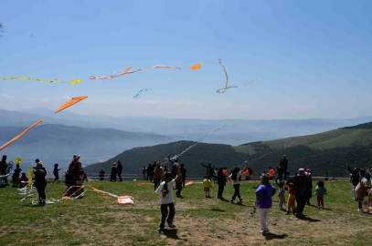 Uçurtmalar, gökyüzünü renklendirdi