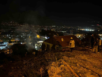 Bursa’da korkutan odunluk yangını