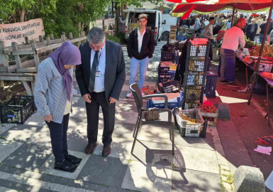 Pazarda boy-kilo sürprizi: Hem şaşırttı hem güldürdü