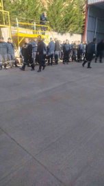 İnegöl’de otobüs fabrikasında grev