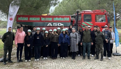 Gönen’de öğrencilere orman yangınlarına karşı farkındalık eğitimi verildi