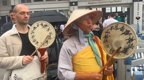 Japon barış elçisi Dolmabahçe’de dua etti