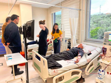 Marmara Adası’nda hemodiyaliz ünitesi hizmete açıldı