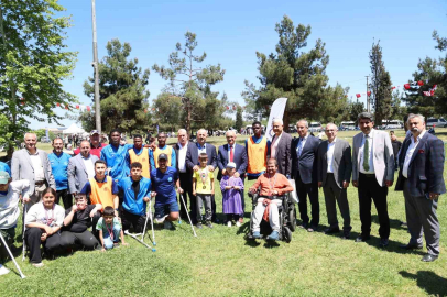 Özel çocuklara spor ve eğlence dolu festival