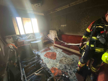 Bandırma’da apartman dairesinde çıkan yangın büyümeden söndürüldü