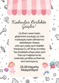 Kadın girişimcilerin ilham veren yolculuğu Akasya’da başlıyor