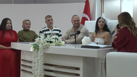 Şişli’de nikah salonlarında 25.05.2025 yoğunluğu yaşandı