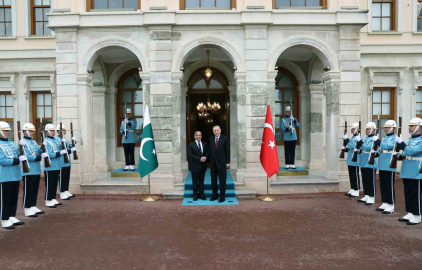 Cumhurbaşkanı Erdoğan, Pakistan Başbakanı Şerif’i kabul etti