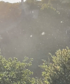 Kırklareli’de Mayıs ayında kar sürprizi