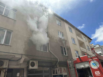 Konut yangını paniğe yol açtı