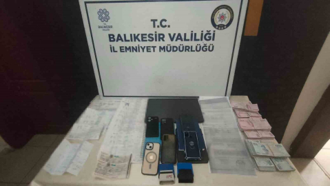 Bandırma ve Bursa’da tefecilik operasyonu: 7 şüpheli yakalandı