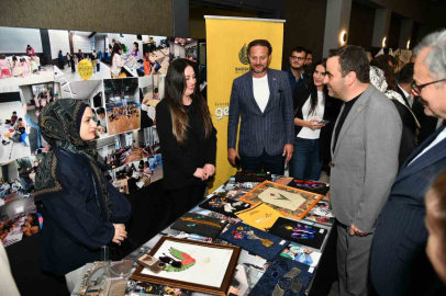 Başiskele’de el emeği göz nuru eserler görücüye çıktı