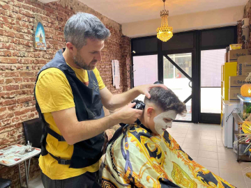Hayrabolu’da Kurban Bayramı öncesi berberlerde yoğunluk başladı