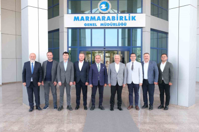 Başkan Şadi Özdemir’den Marmarabirlik’e hayırlı olsun ziyareti