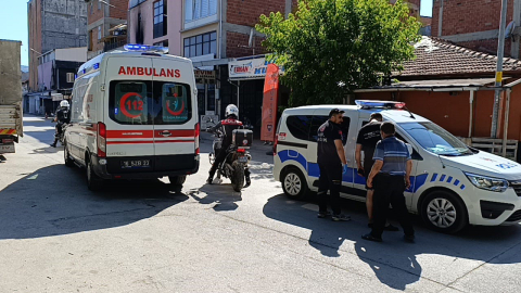 Bıçakla yaraladığı kocasını elektrikli bisiklet ile hastaneye götürdü